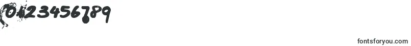 Caffeineblackout Font – Fonts for Numbers and Digits