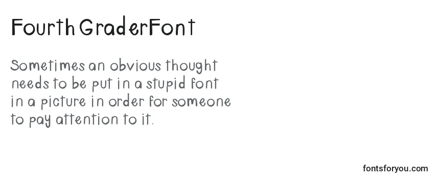 Review of the FourthGraderFont Font