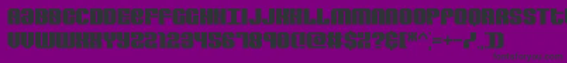 Revert Font – Black Fonts on Purple Background