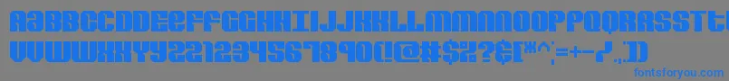 Revert Font – Blue Fonts on Gray Background