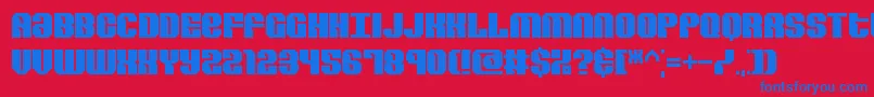 Revert Font – Blue Fonts on Red Background