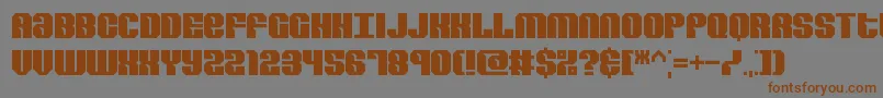 Revert Font – Brown Fonts on Gray Background