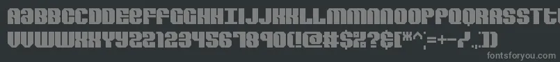 Revert Font – Gray Fonts on Black Background