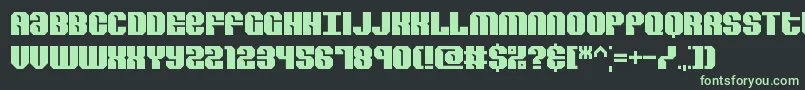 Revert Font – Green Fonts on Black Background
