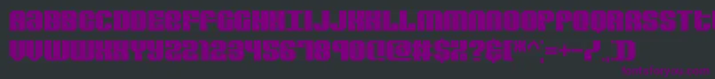 Revert Font – Purple Fonts on Black Background