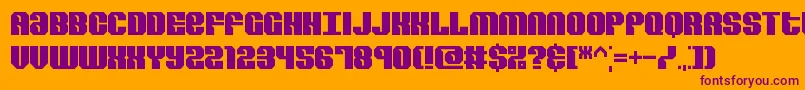 Revert Font – Purple Fonts on Orange Background