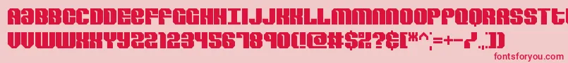 Revert Font – Red Fonts on Pink Background
