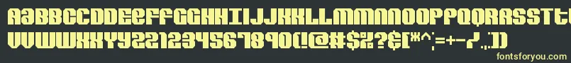 Revert Font – Yellow Fonts on Black Background