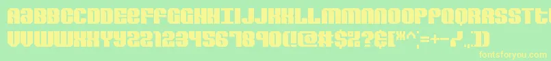 Revert Font – Yellow Fonts on Green Background