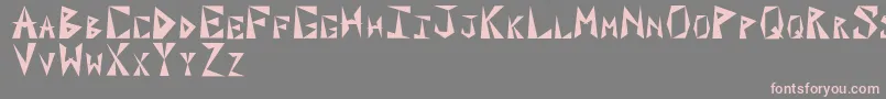 PaxilInitials Font – Pink Fonts on Gray Background