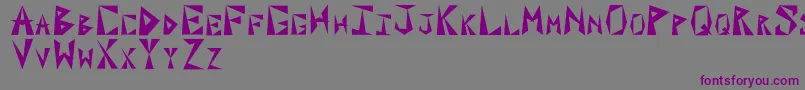 PaxilInitials Font – Purple Fonts on Gray Background