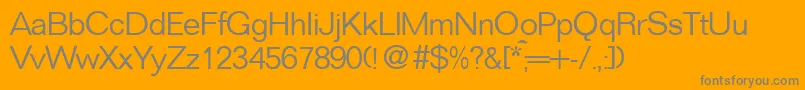 Weitere Informationen zur FocusLightRegular-Schriftart FocusLightRegular-Schriftart – Graue Schriften auf orangefarbenem Hintergrund