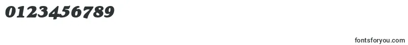 GoudystdHeavyfaceitalic Font – Fonts for Numbers and Digits