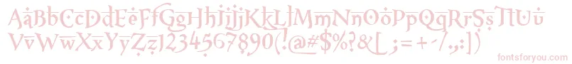 XxiiArabianOnenightstand Font – Pink Fonts on White Background