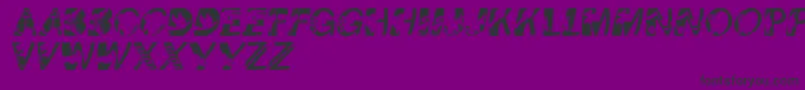 Pixcapswinding Font – Black Fonts on Purple Background