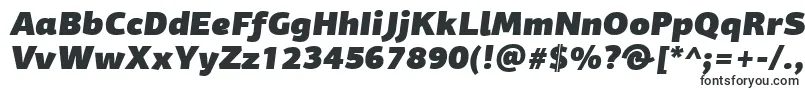 PfagorasansproUltrablackitalic-Schriftart – Schriften für Microsoft Word