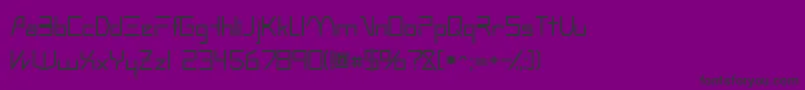 Oscillossk Font – Black Fonts on Purple Background