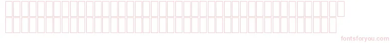 FsShehabStripe-Schriftart – Rosa Schriften auf weißem Hintergrund