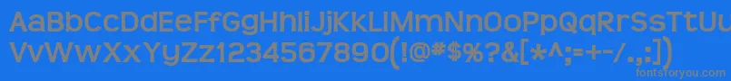 fuente TeenBd – Fuentes Grises Sobre Fondo Azul