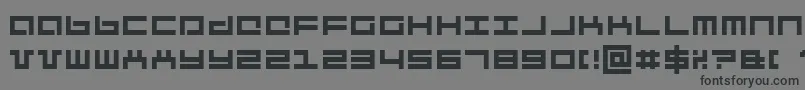 More about Mecha Font Mecha Font – Black Fonts on Gray Background