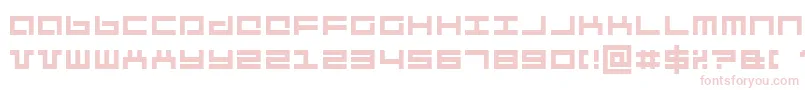 フォントMecha – ピンクのフォント