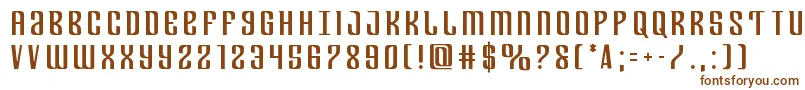 Departmenthtitle Font – Brown Fonts on White Background