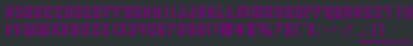 Departmenthtitle Font – Purple Fonts on Black Background