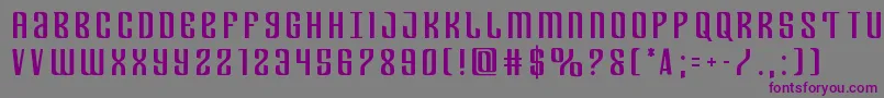 Departmenthtitle Font – Purple Fonts on Gray Background