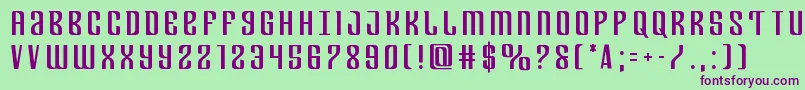 Departmenthtitle Font – Purple Fonts on Green Background