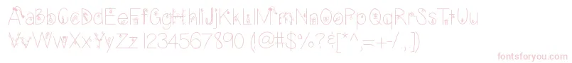 FontsplaceChristmasEditionРћР±С‹С‡РЅС‹Р№ Font – Pink Fonts