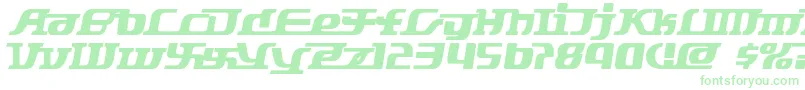 Starbat Font – Green Fonts on White Background