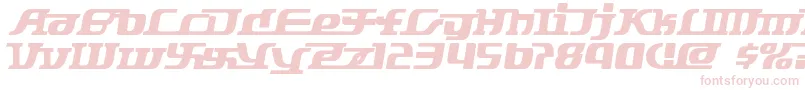 Starbat Font – Pink Fonts on White Background