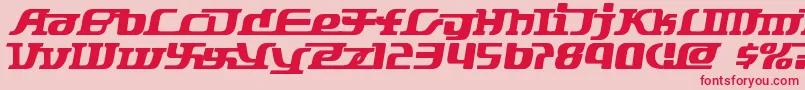 fuente Starbat – Fuentes Rojas Sobre Fondo Rosa