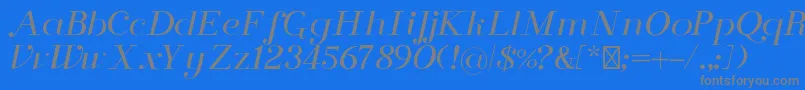Подробнее о шрифте FlorenceRegular Шрифт FlorenceRegular – серые шрифты на синем фоне