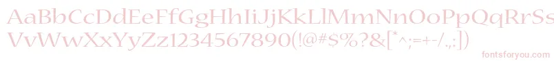 NuevastdExtended Font – Pink Fonts on White Background