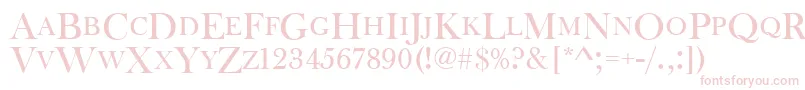 Baskervilleoldfacdcd Font – Pink Fonts