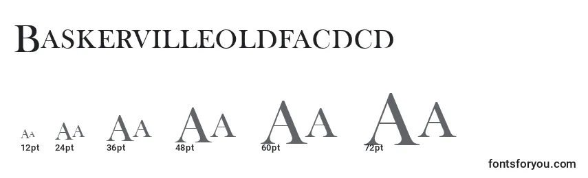 Baskervilleoldfacdcd Font Sizes