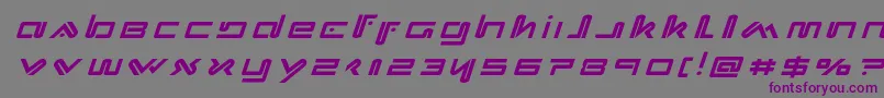 Xephyrtitleital Font – Purple Fonts on Gray Background