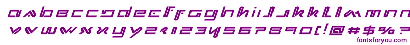 Xephyrtitleital Font – Purple Fonts on White Background