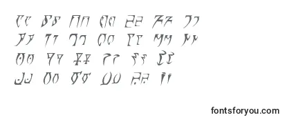 Schriftart DaedraItalic