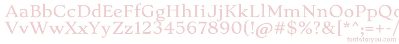 StokeLight Font – Pink Fonts on White Background