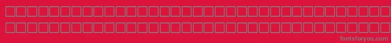 fuente ArrowOrnamentsMedium – Fuentes Grises Sobre Fondo Rojo