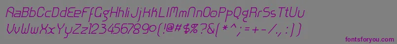 Zolofi Font – Purple Fonts on Gray Background