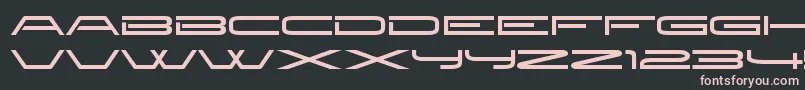 NewbrilliantRegular Font – Pink Fonts on Black Background