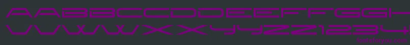 NewbrilliantRegular Font – Purple Fonts on Black Background