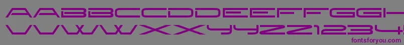 NewbrilliantRegular Font – Purple Fonts on Gray Background