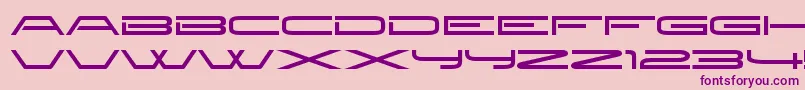 NewbrilliantRegular Font – Purple Fonts on Pink Background