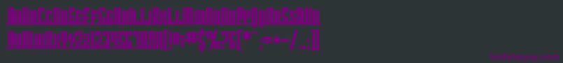 SfAmericanaDreamsScUprightBold Font – Purple Fonts on Black Background