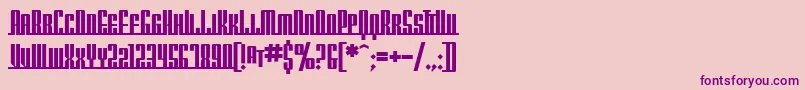 SfAmericanaDreamsScUprightBold Font – Purple Fonts on Pink Background