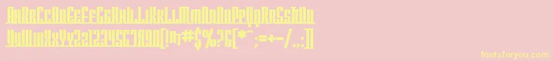 fuente SfAmericanaDreamsScUprightBold – Fuentes Amarillas Sobre Fondo Rosa